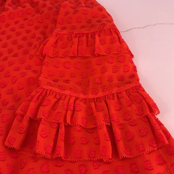 Tory Burch Red Blouse with Tassel Detail - Picture 5 of 16